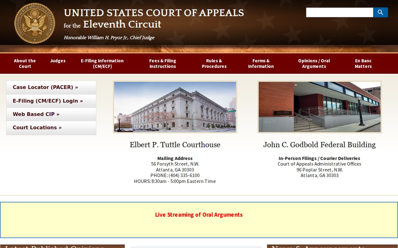 Perry County court records at the Eleventh Circuit