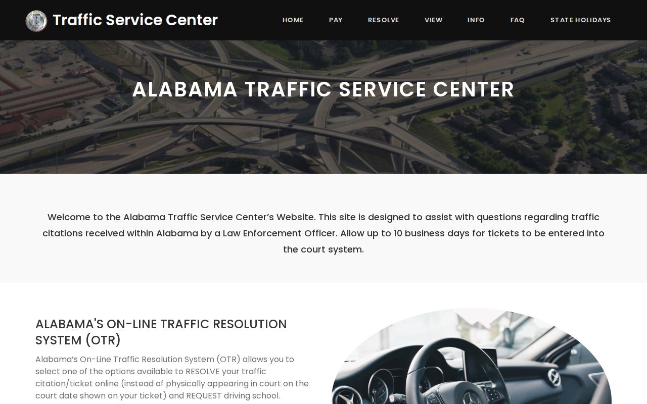 Perry County traffic ticket information service